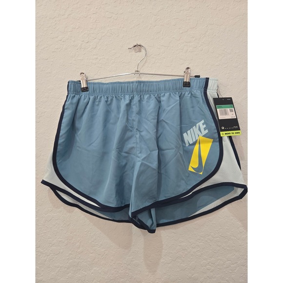 Nike Pants - Nike Women's Running Shorts XL Blue Athletic DRI FIT Move To Zero